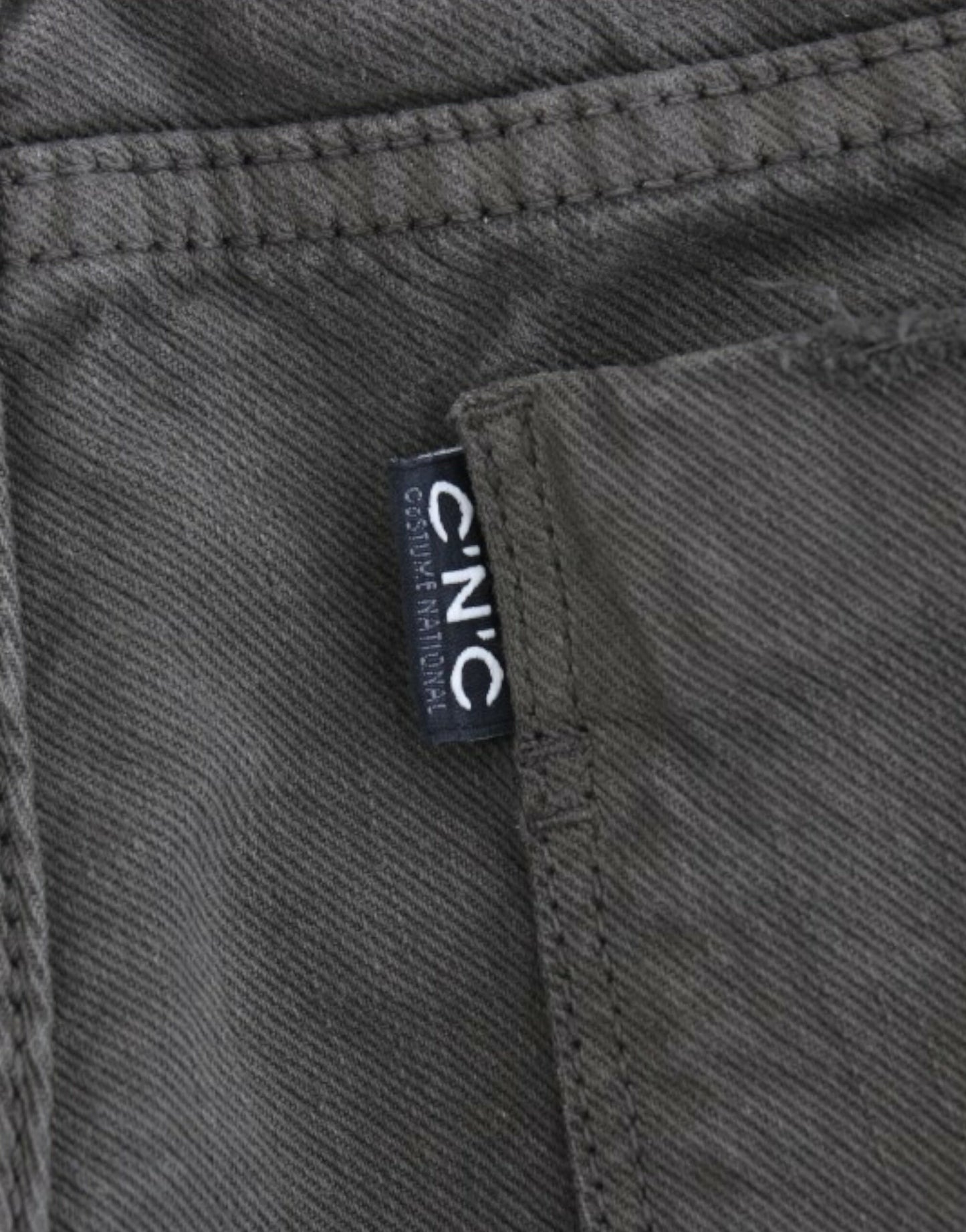 Costume National Grüne Jeans mit schmalem Bein
