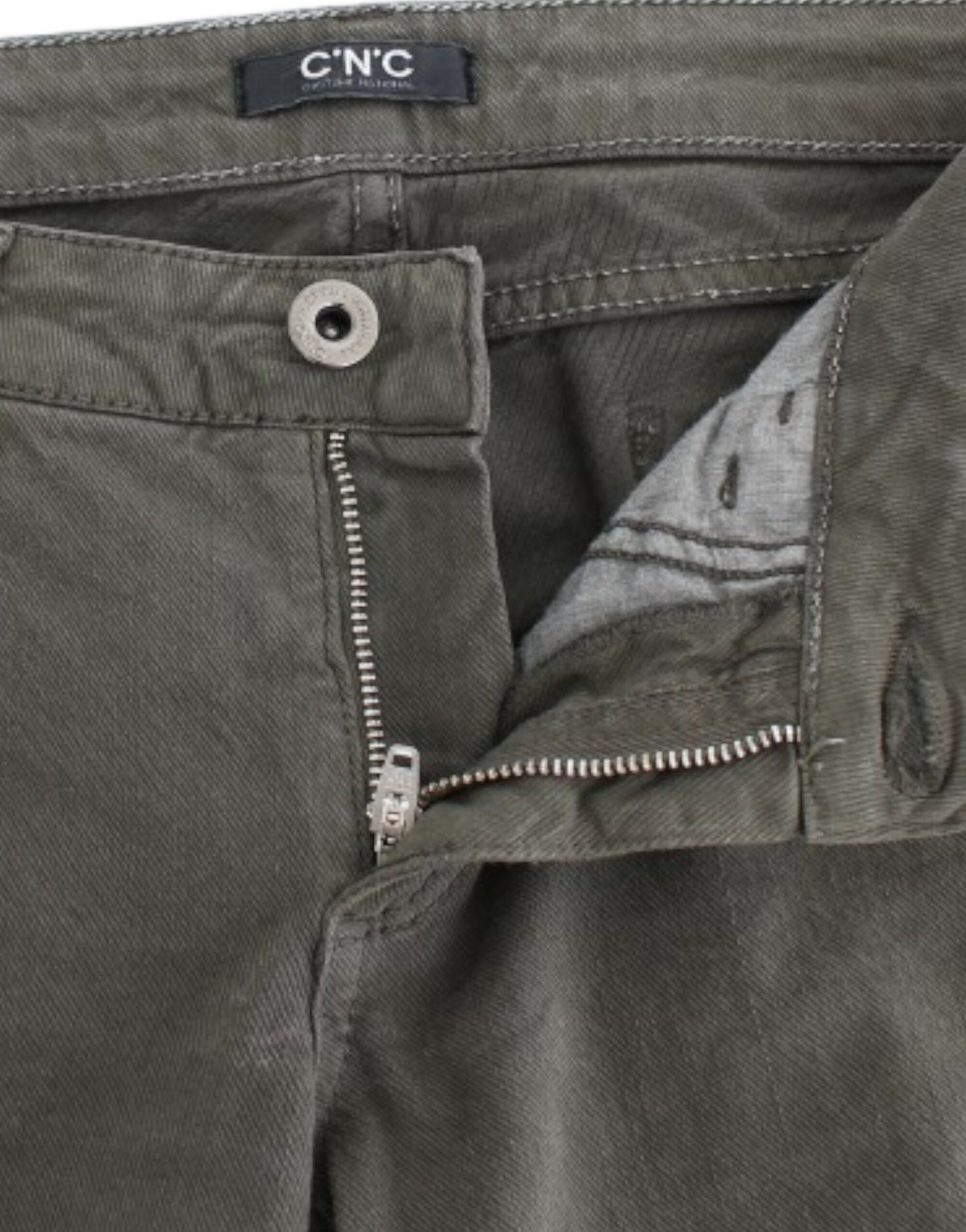 Costume National Grüne Jeans mit schmalem Bein