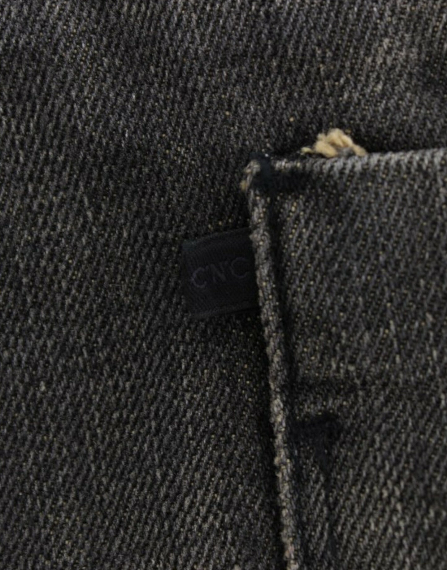 Costume National Graue Jeans im Used-Look