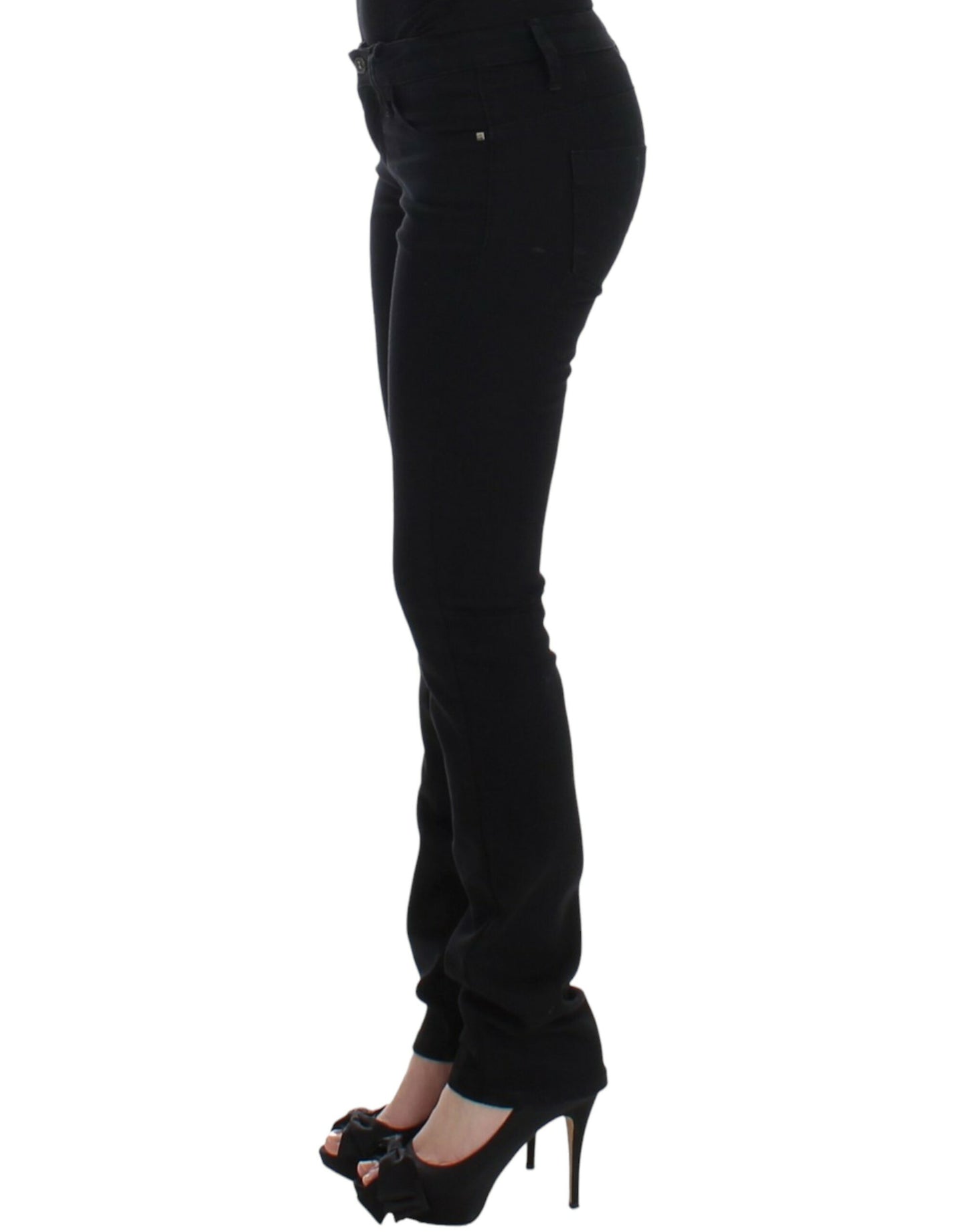 Costume National Schwarze Jeans mit geradem Bein
