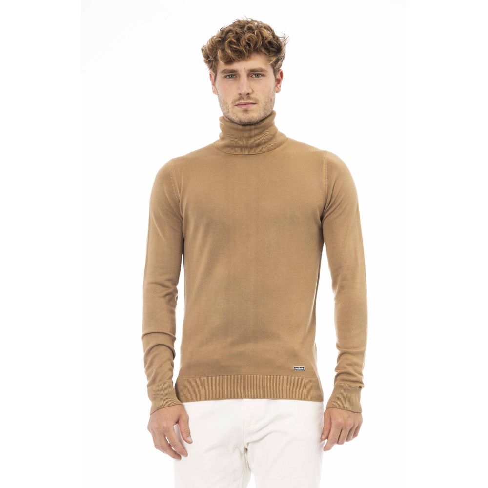 Baldinini Trend Beiger Herren-Pullover aus Modal