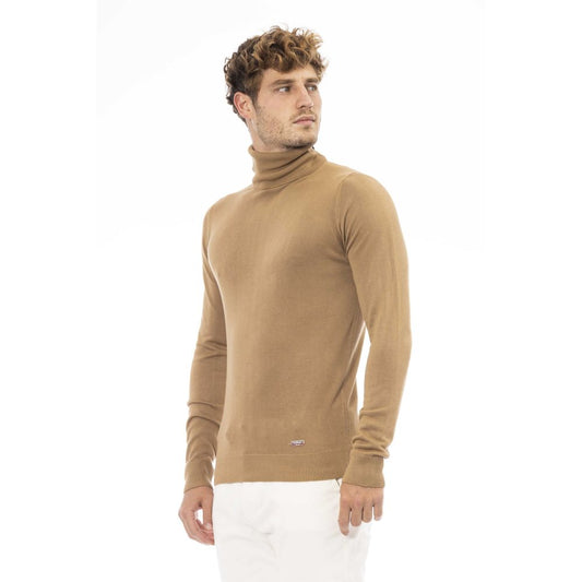 Baldinini Trend Beiger Herren-Pullover aus Modal