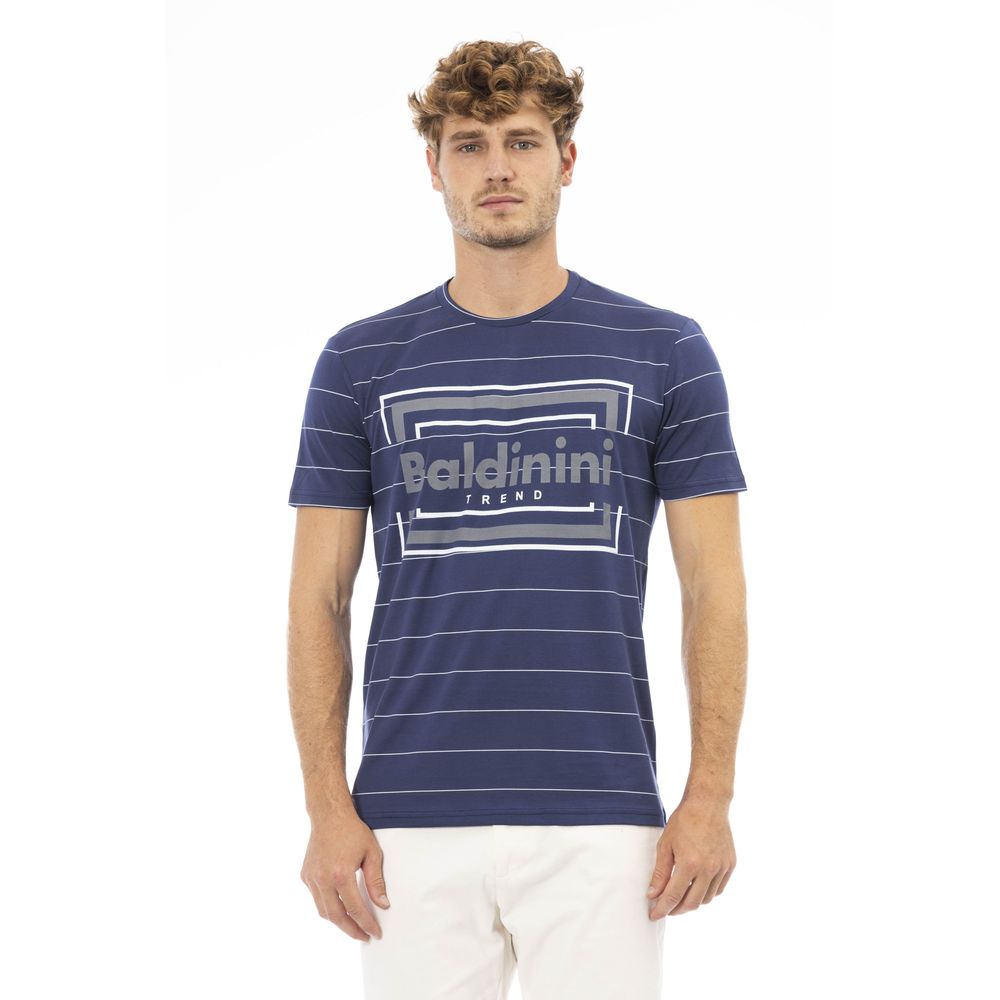 Baldinini Trend Baumwoll-T-Shirt für Herren in Blau