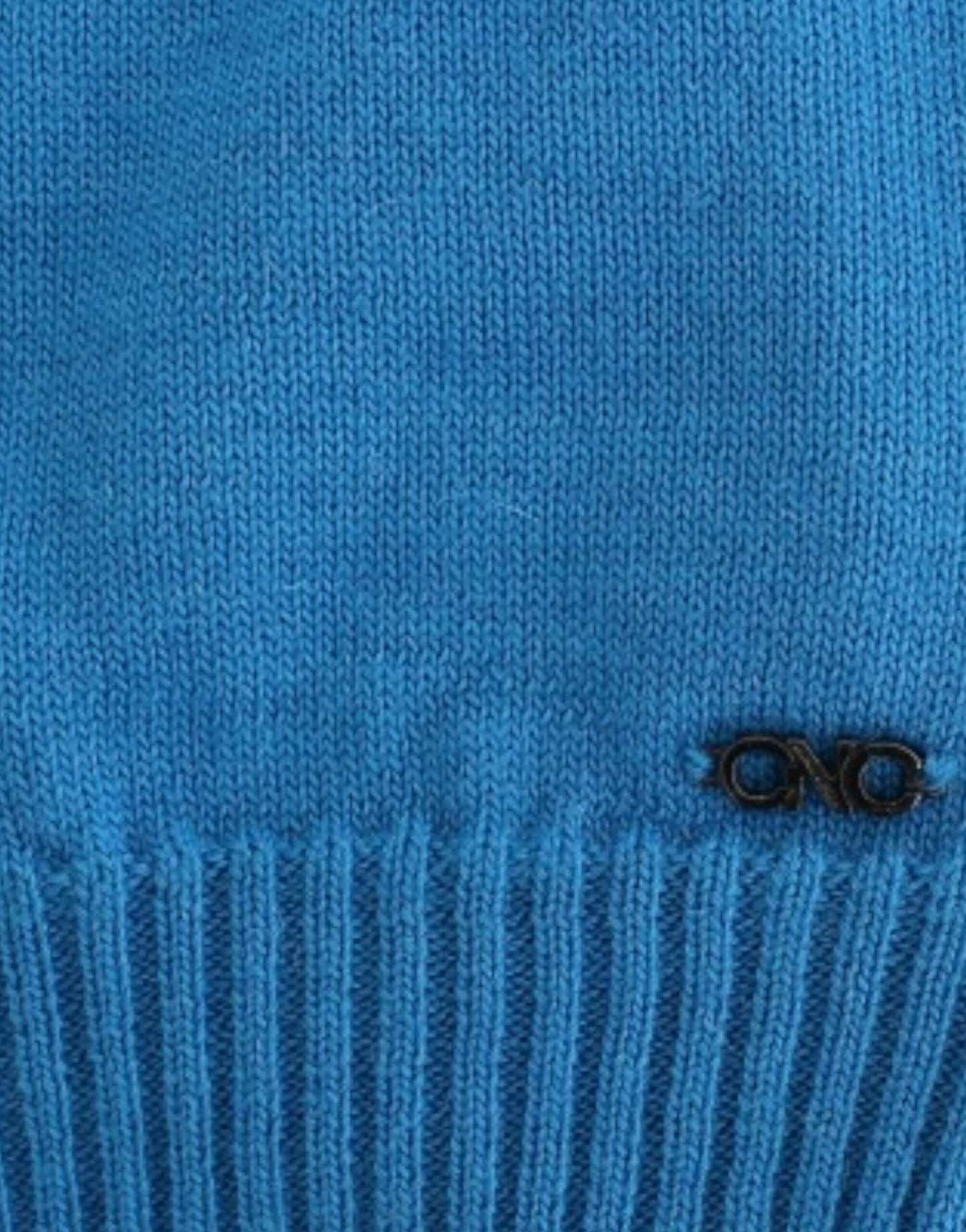 Costume National Blauer Pullover mit Rundhalsausschnitt
