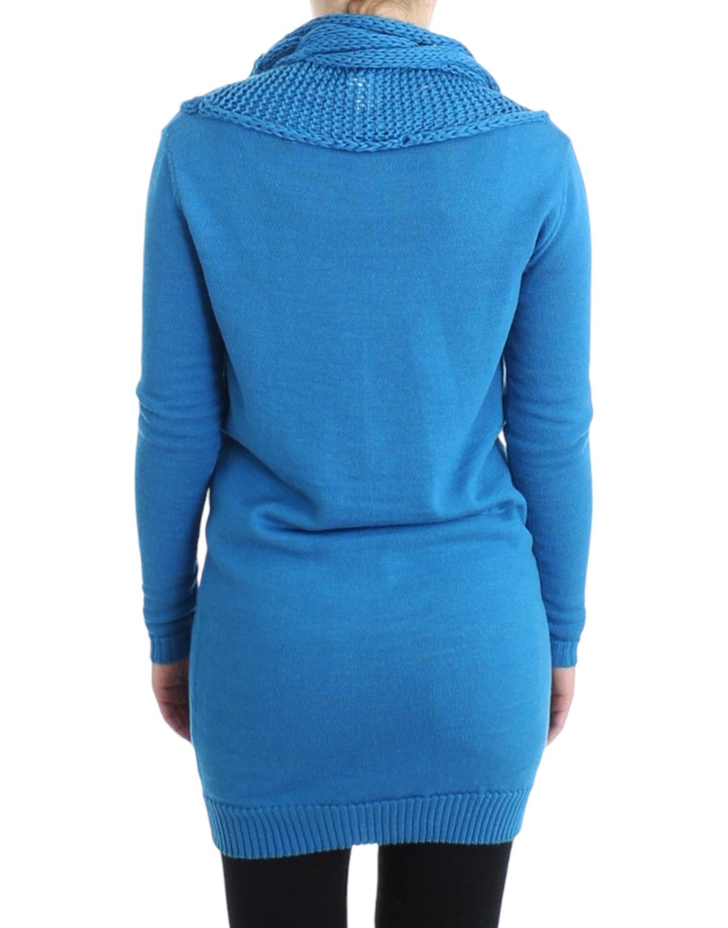 Costume National Blauer Pullover mit Rundhalsausschnitt