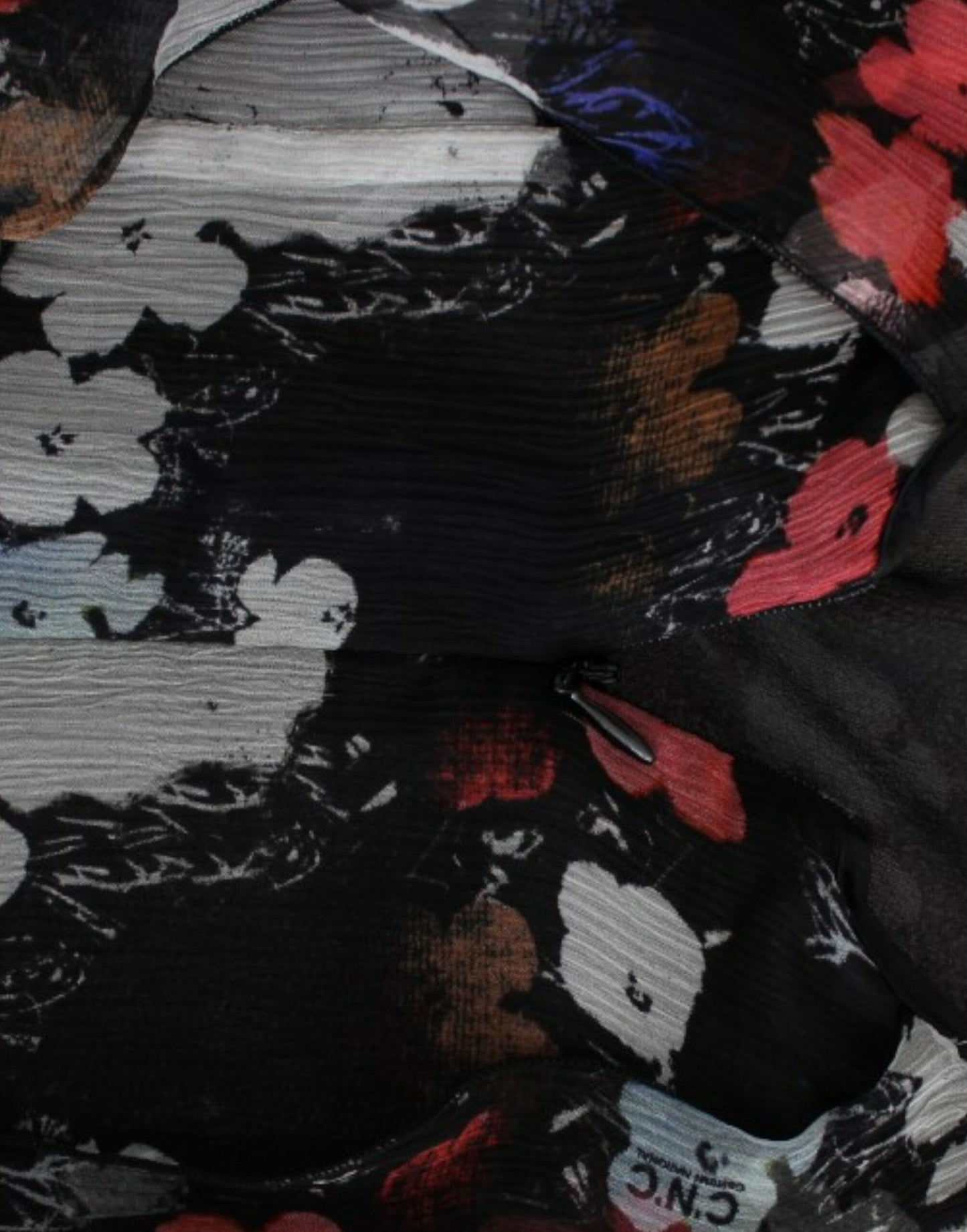 Costume National Geblümtes Minikleid aus Seide