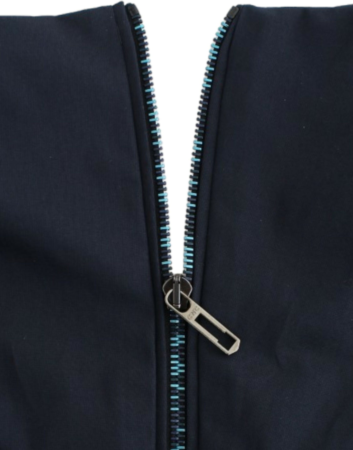 Costume National Blaues Bleistiftkleid aus Baumwolle