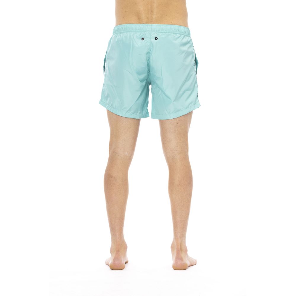 Hellblaue Bikkembergs Herren-Badehose aus Polyester
