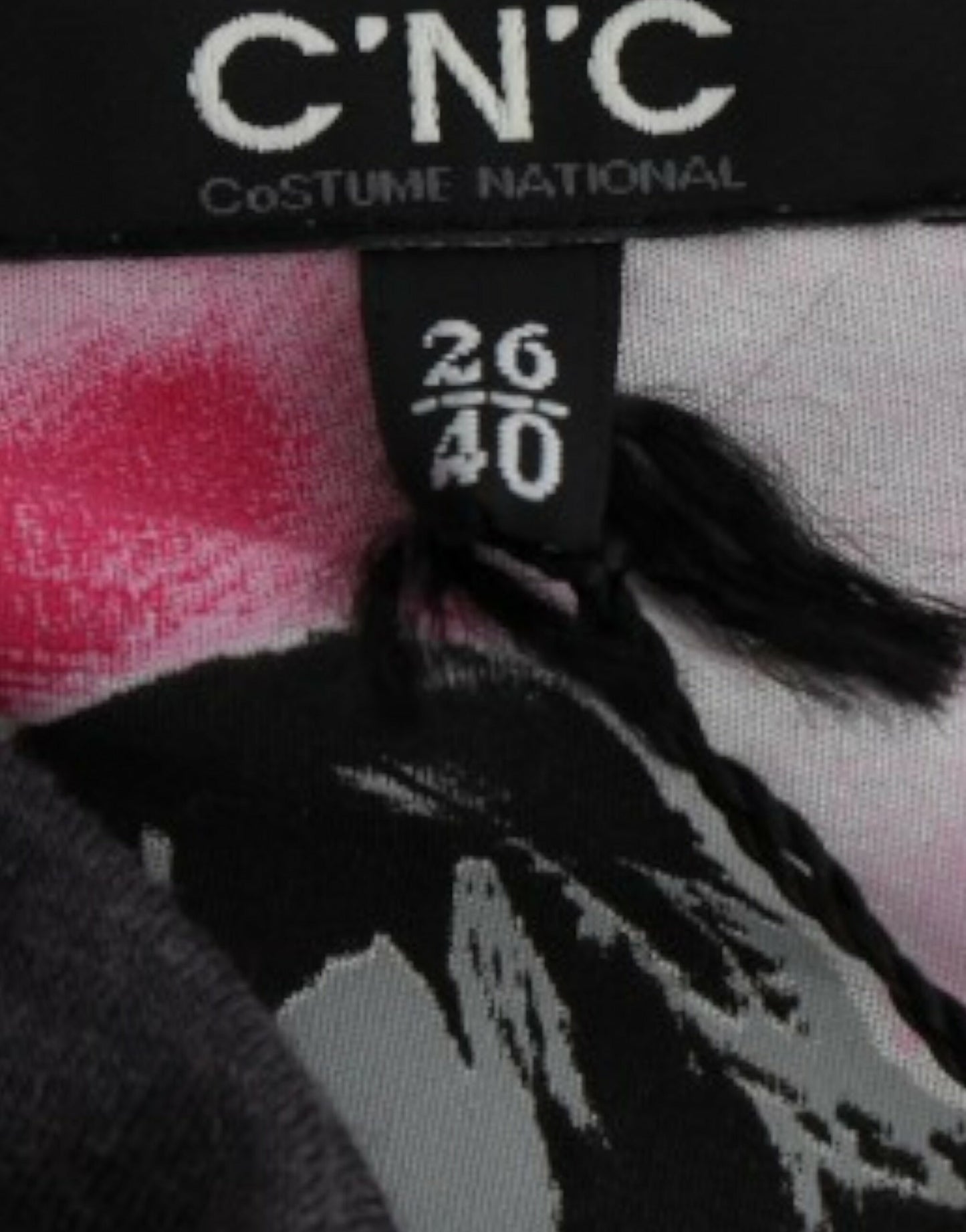 Costume National Graues Kleid in A-Linie aus Strick