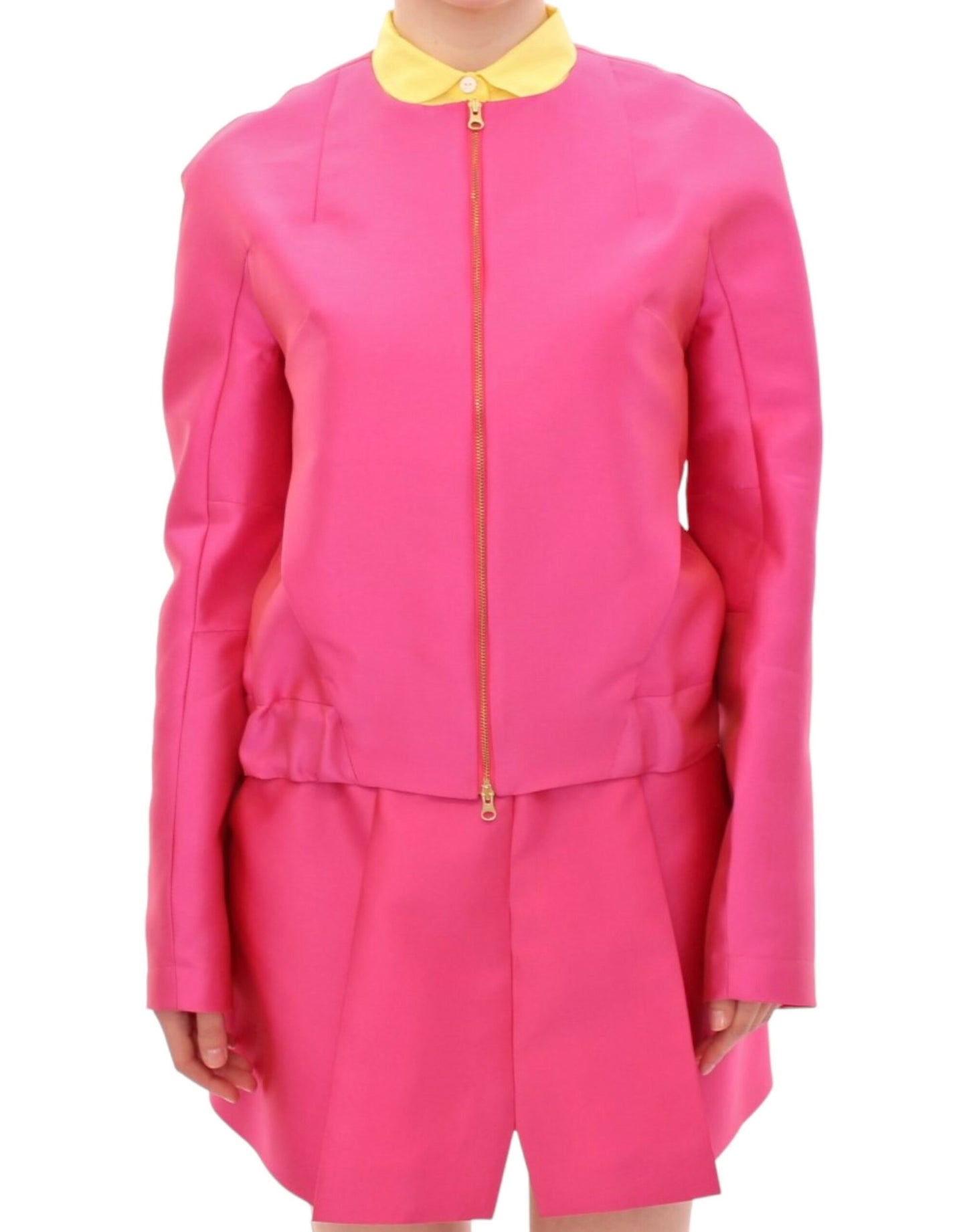 CO|TE Rosa Jacke aus Seidenmischung