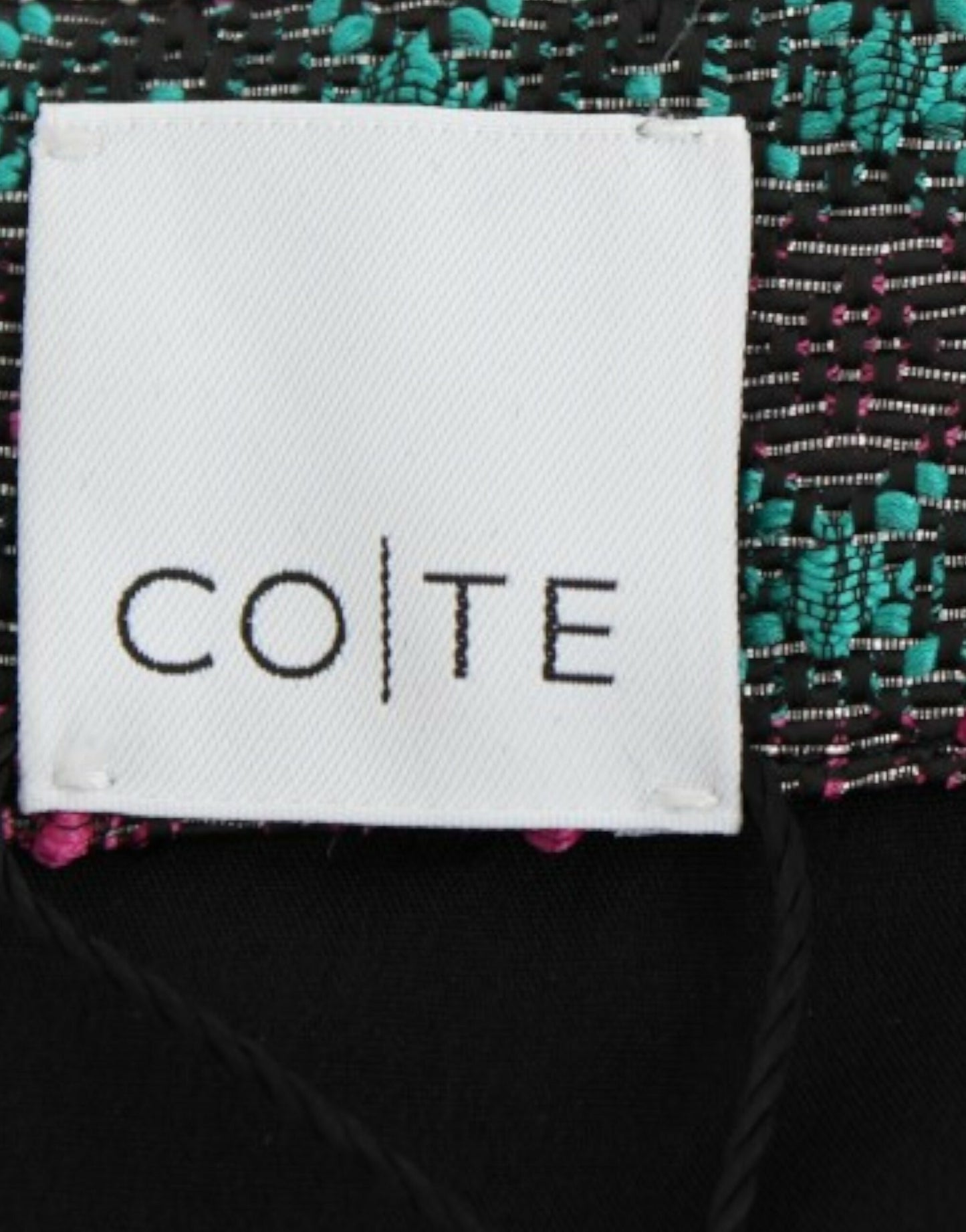 CO|TE Kurzärmeliges Kleid Doris in Multicolor