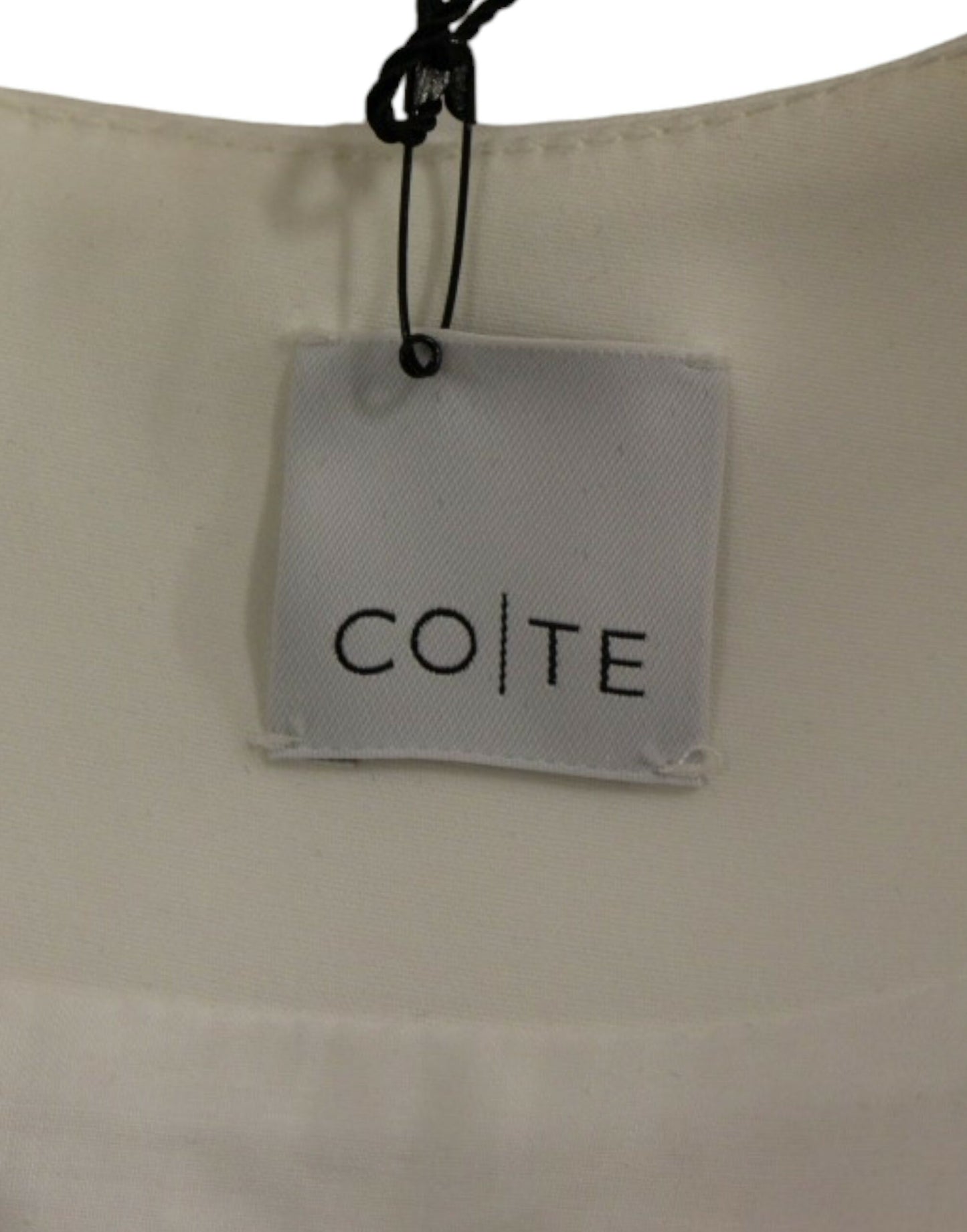 CO|TE Weißes Robot-Schichtkleid