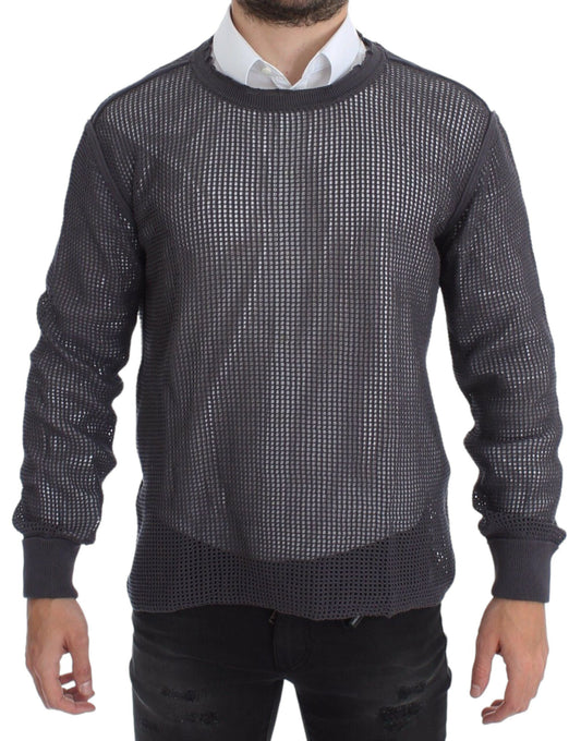 Dolce & Gabbana Lila Runway Netz Pullover Netzpullover