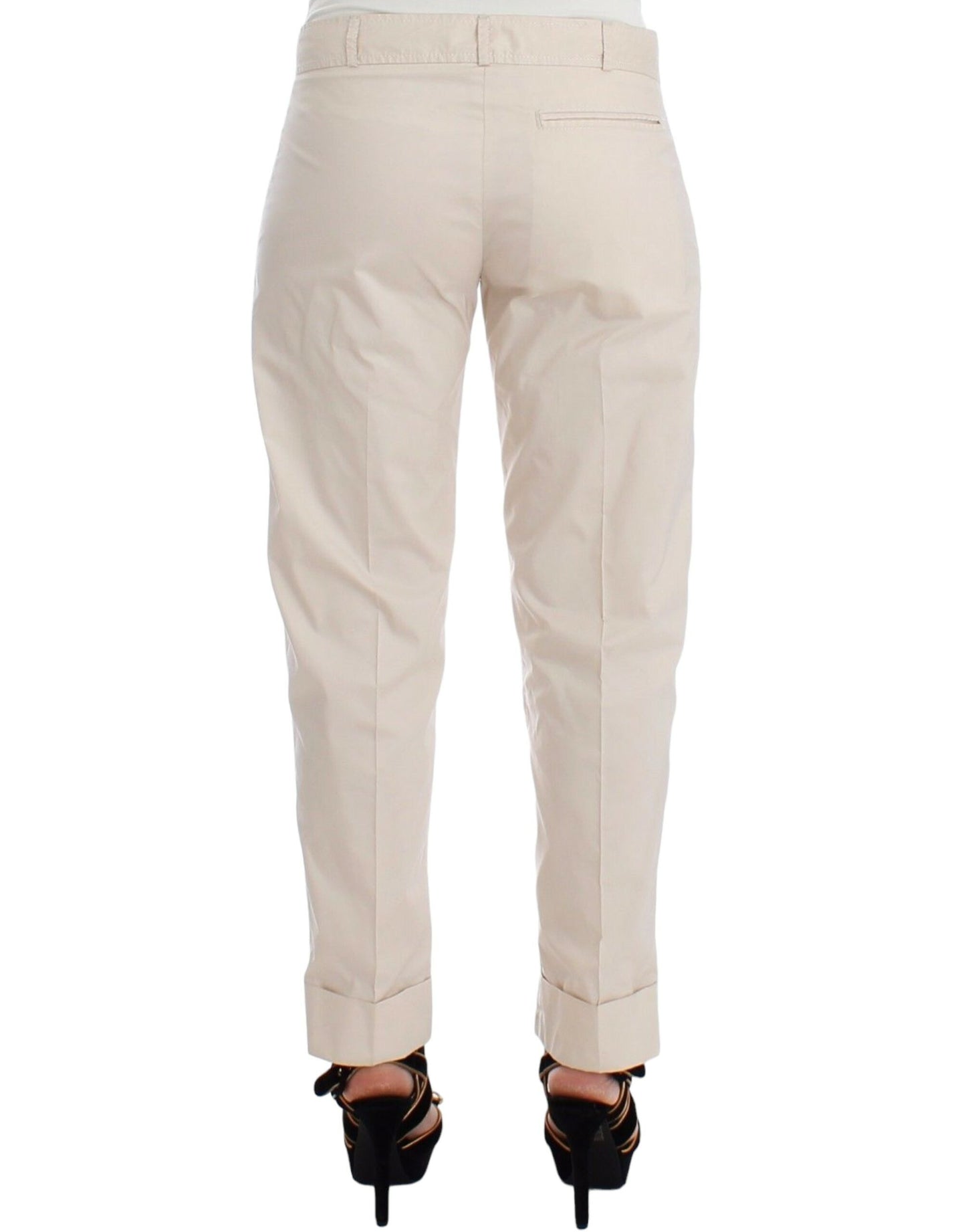 Ermanno Scervino Beige Chinos Beiläufige Kleiderhosen Khakis