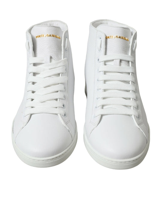 Dolce & Gabbana Weiß Saint Tropez High Top Männer Turnschuhe Schuhe