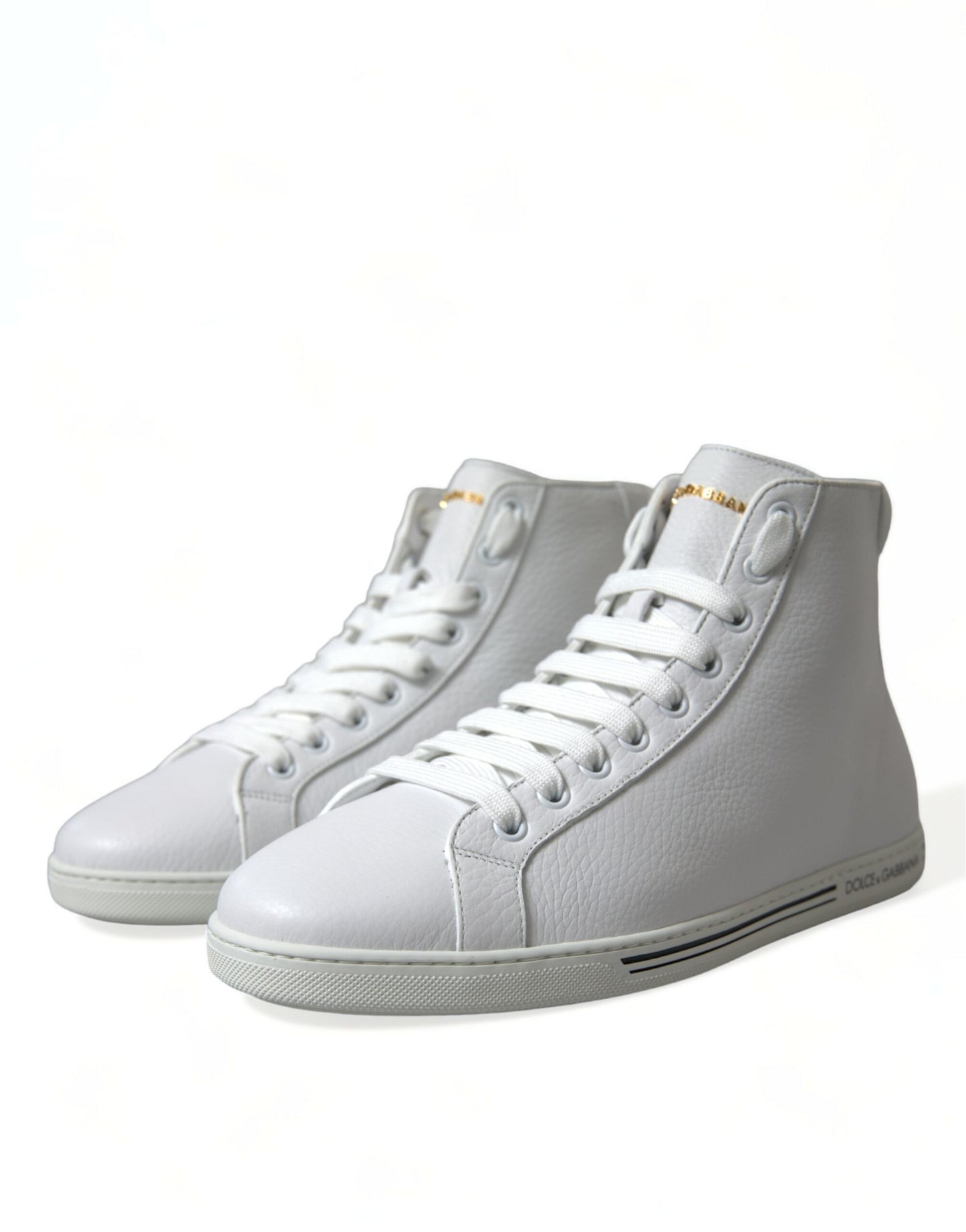Dolce & Gabbana Weiß Saint Tropez High Top Männer Turnschuhe Schuhe