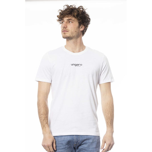 Ungaro Sport Weißes Herren-T-Shirt aus Baumwolle