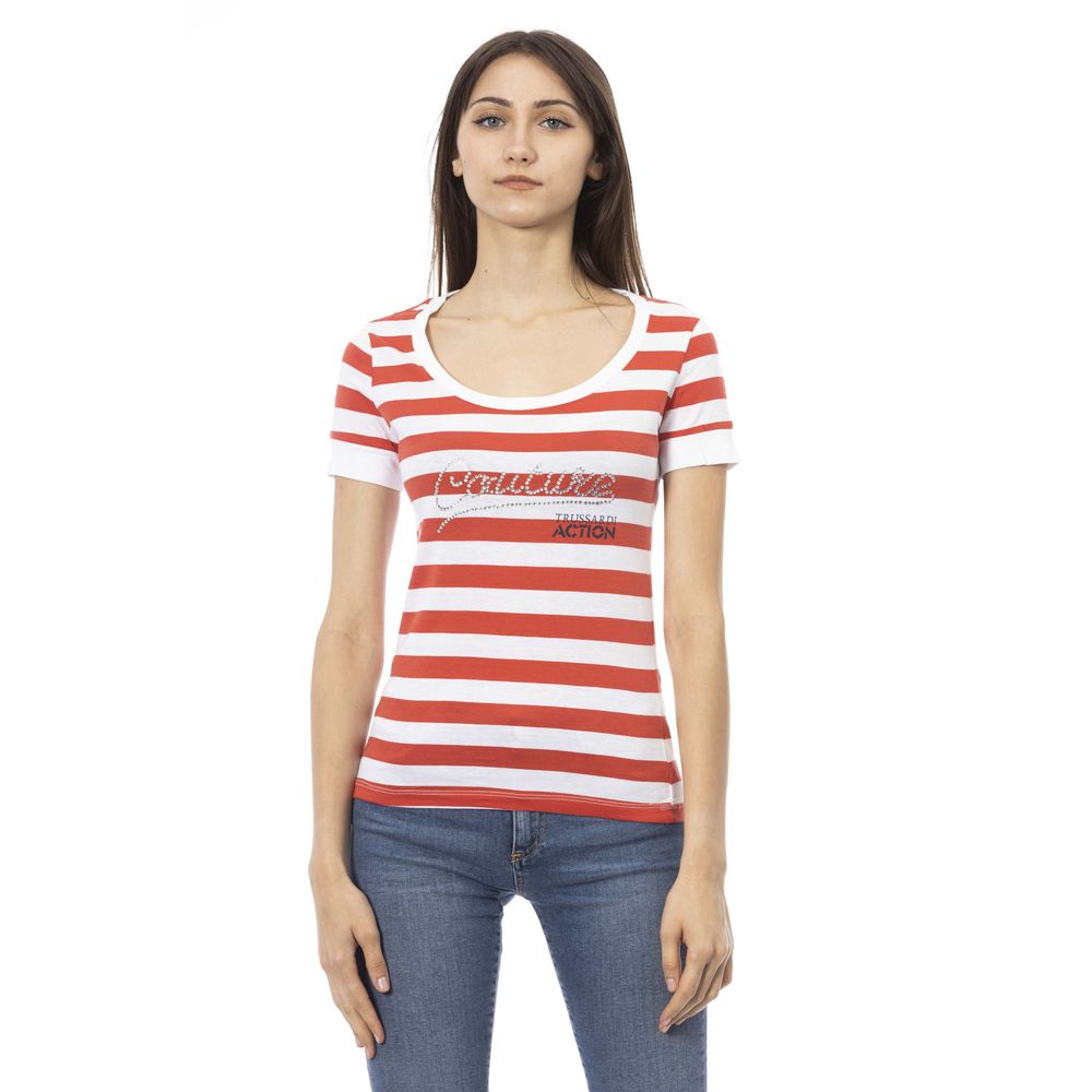 Trussardi Action Multicolor Baumwolle Frauen T-Shirt