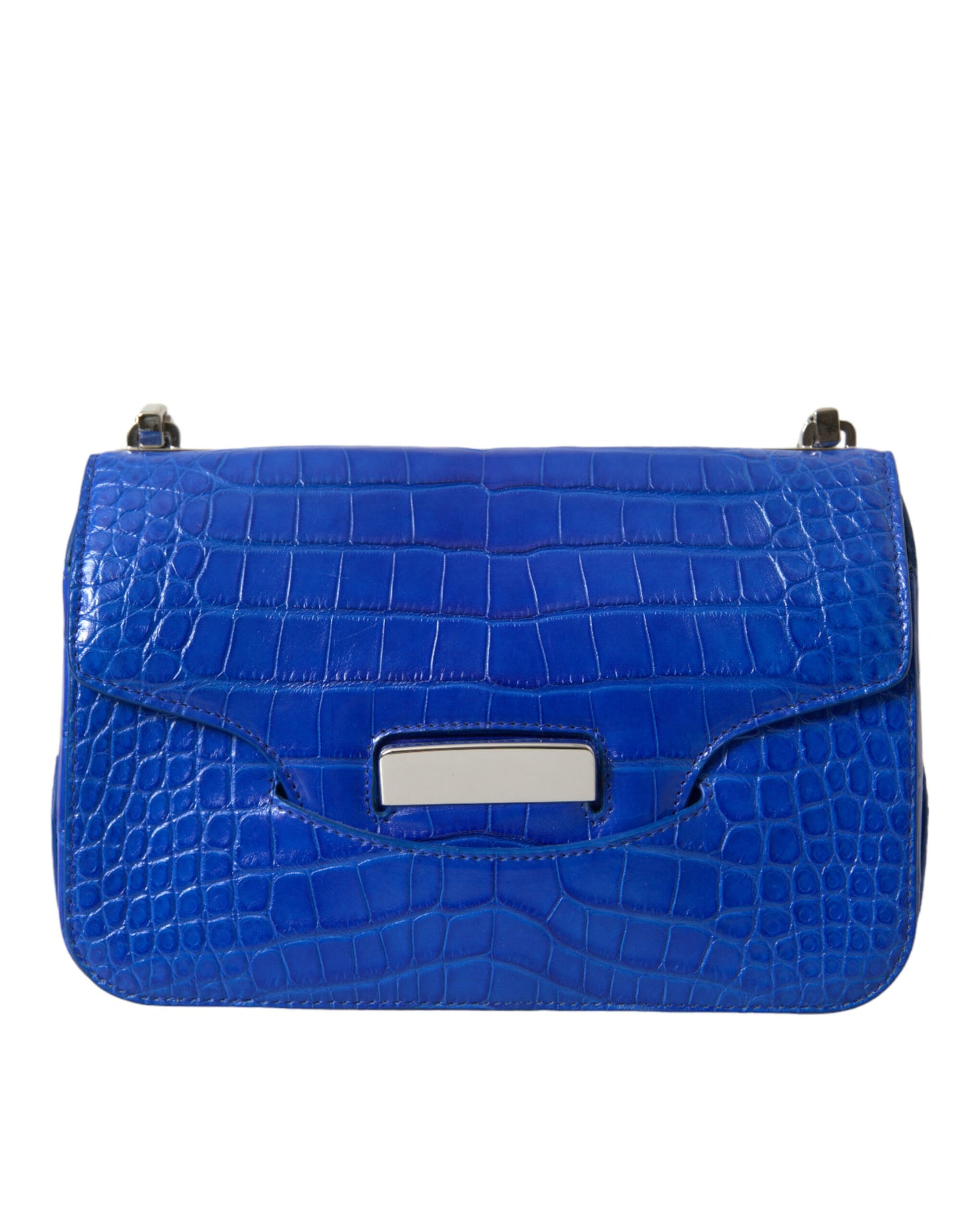 Balenciaga Blaue Exotische Leder Neo Klassische Geldbörse Umhängetasche Handtasche
