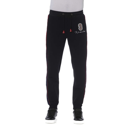 Trussardi Schwarze Baumwoll-Sport-Hose für Herren