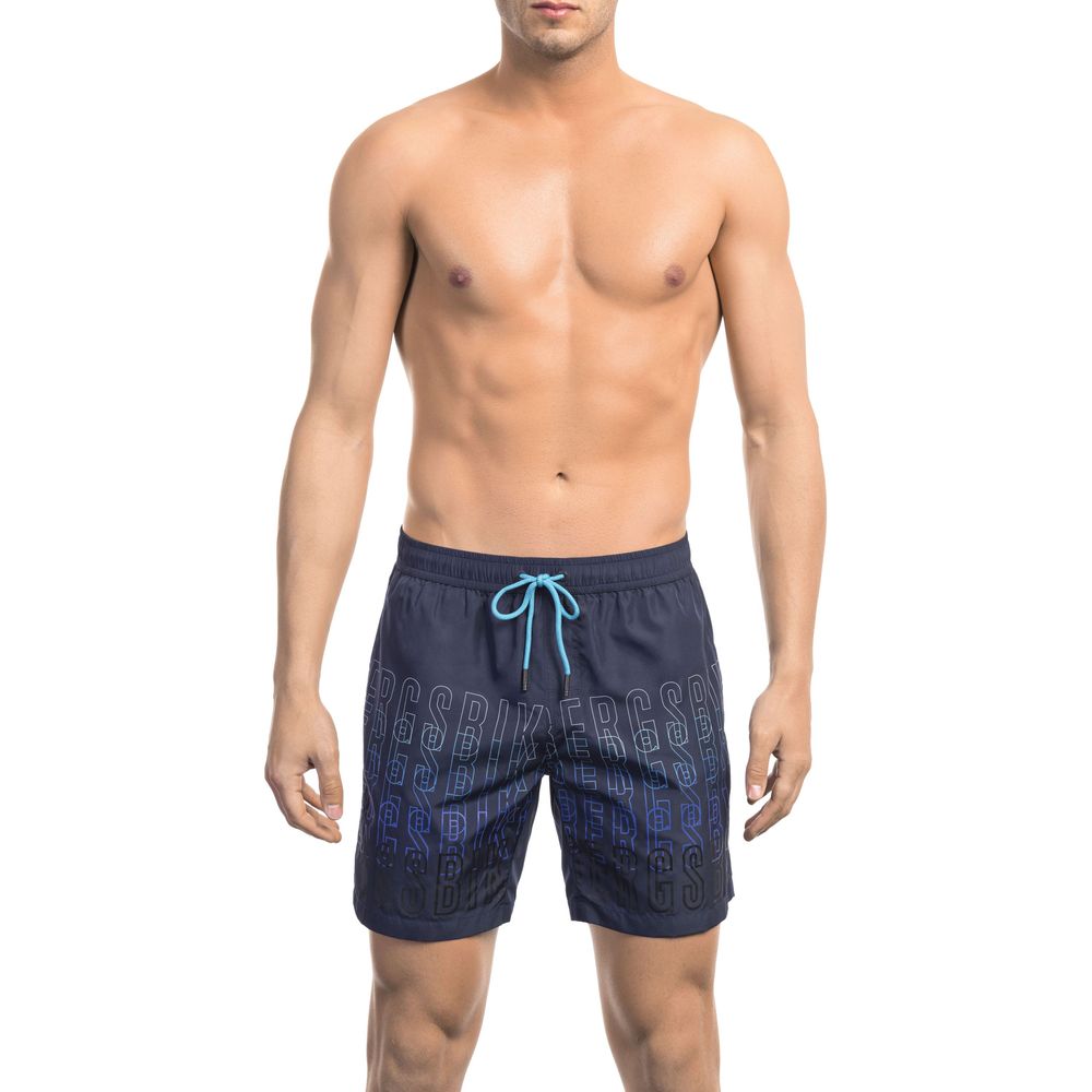 Bikkembergs Blaue Polyester-Badehose für Herren