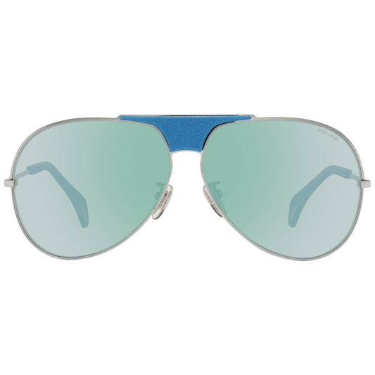 Police Blaue Sonnenbrille aus Kunststoff