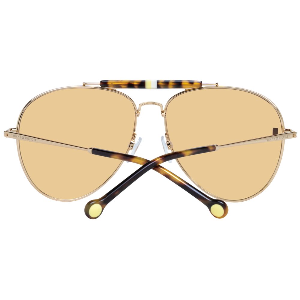 Tommy Hilfiger Goldene Metall-Sonnenbrille