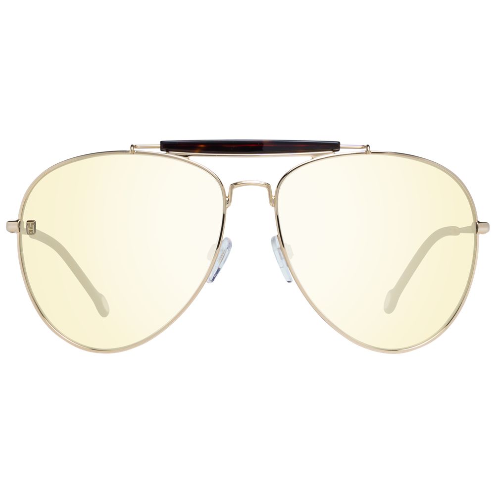 Tommy Hilfiger Goldfarbene Metall-Sonnenbrille
