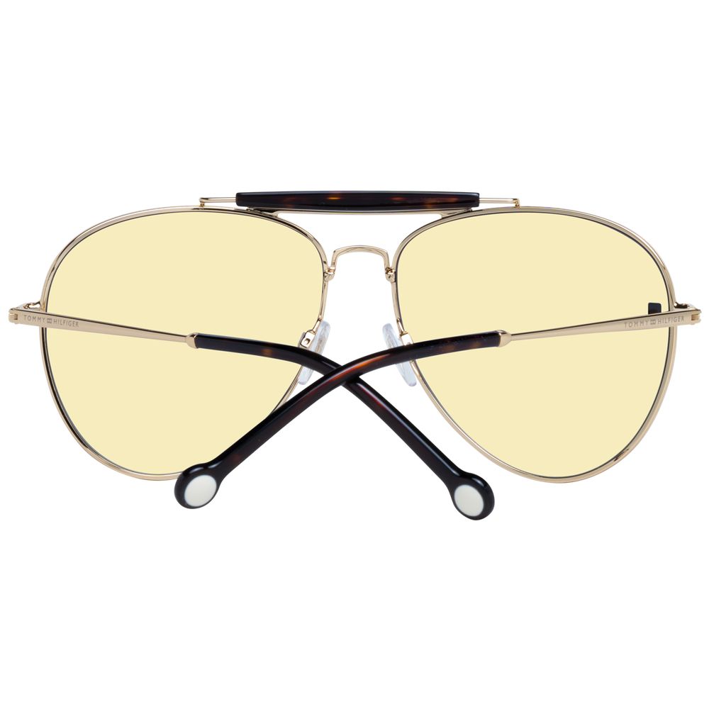 Tommy Hilfiger Goldfarbene Metall-Sonnenbrille