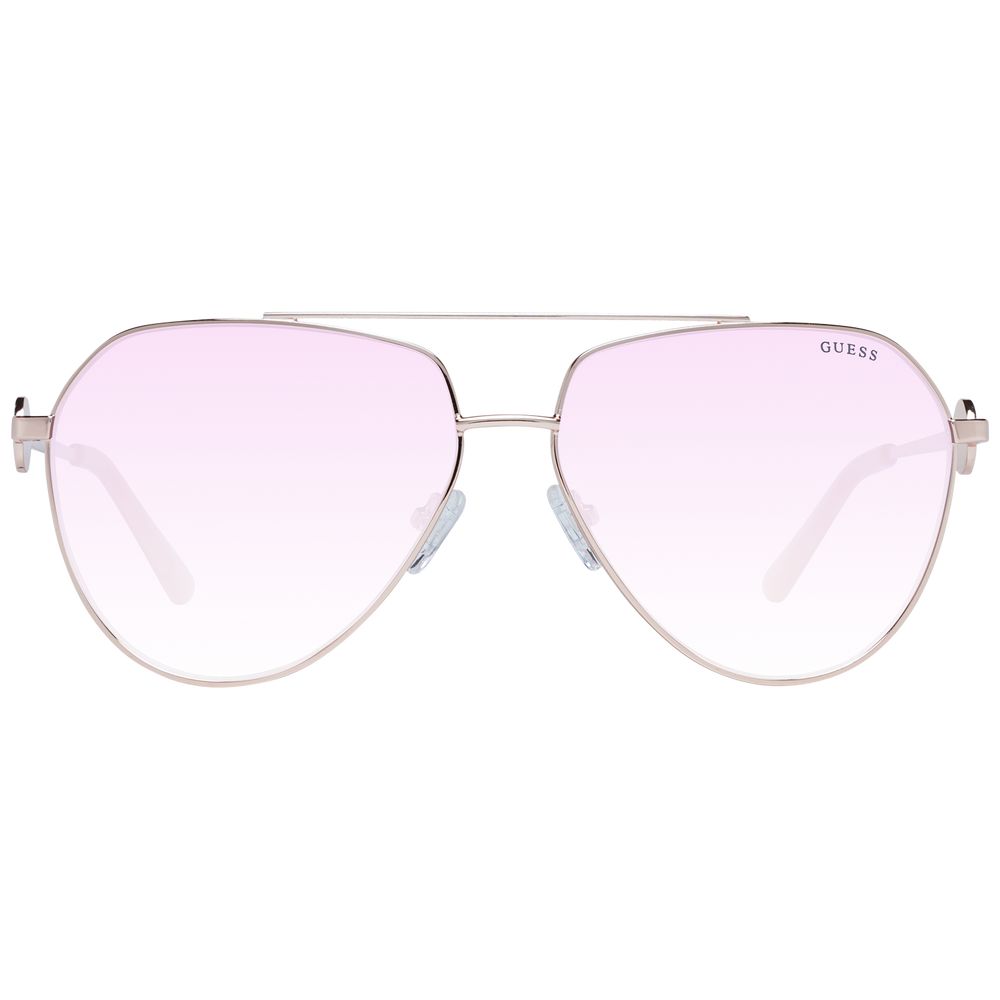 Guess Sonnenbrille mit roségoldenem Metallrahmen