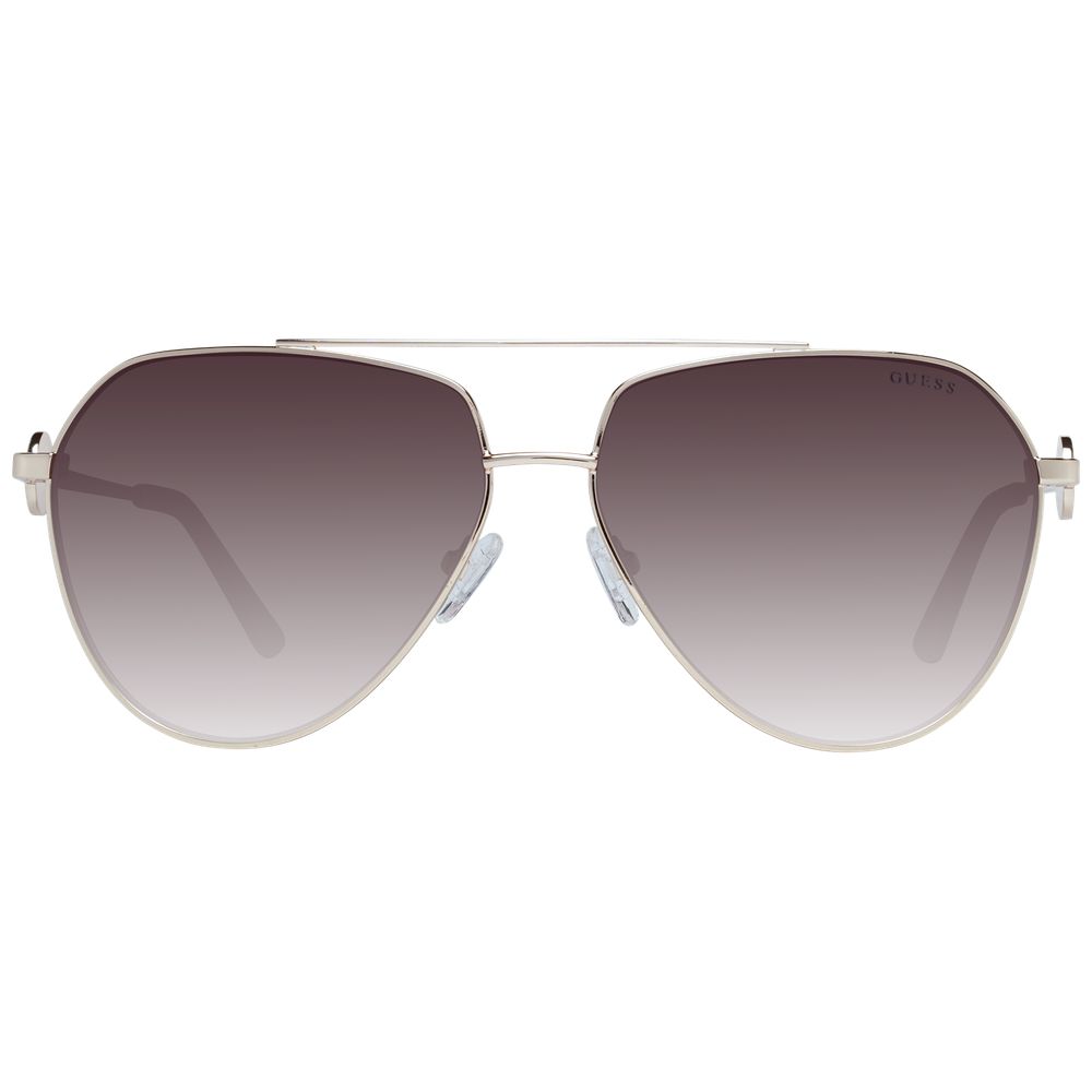 Guess Goldene Sonnenbrille mit Metallrahmen