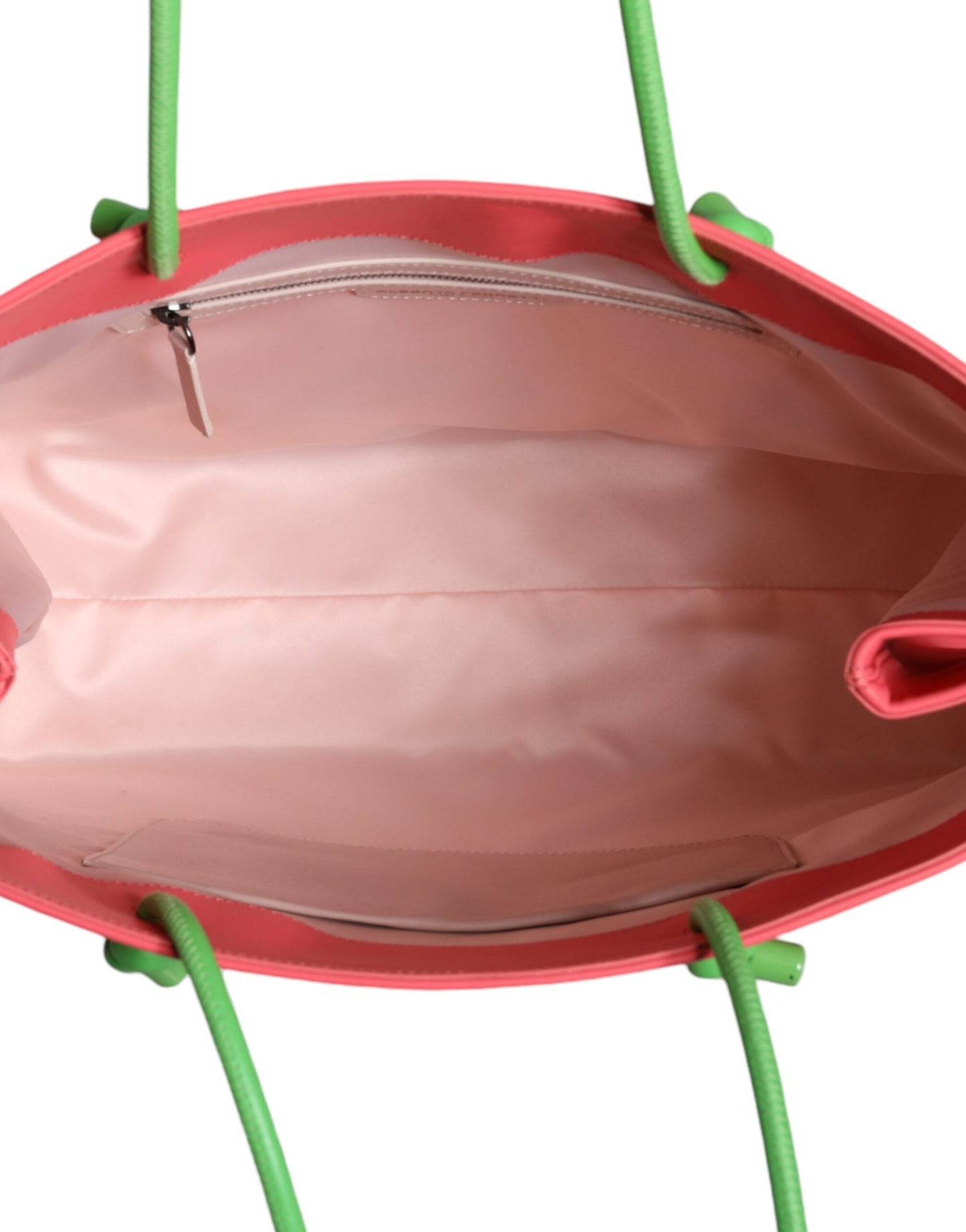 Alberta Ferretti Rosa Leder Weekend Wednesday Einkaufstasche