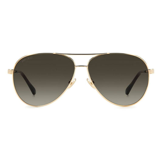 Jimmy Choo Goldene Metall-Sonnenbrille