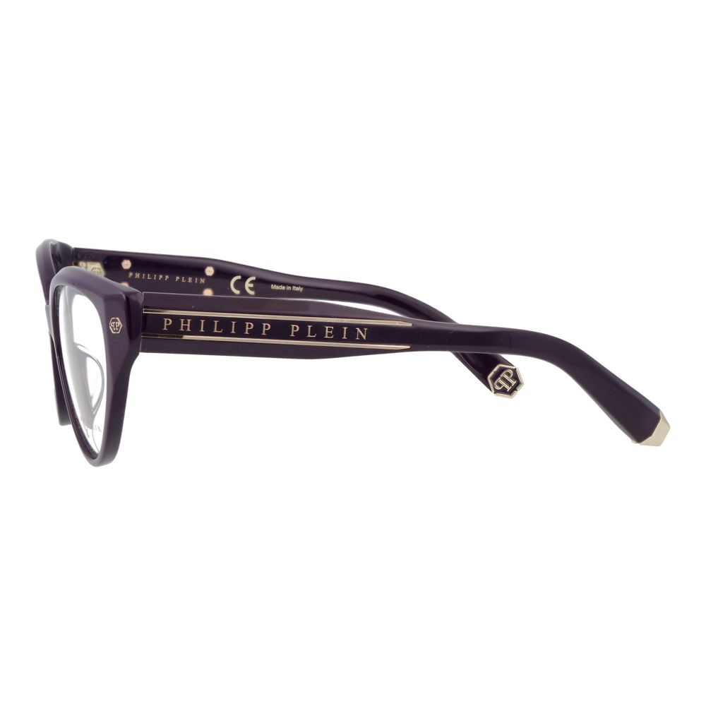 Philipp Plein Lila Celluloseacetat-Brille (Rahmen)