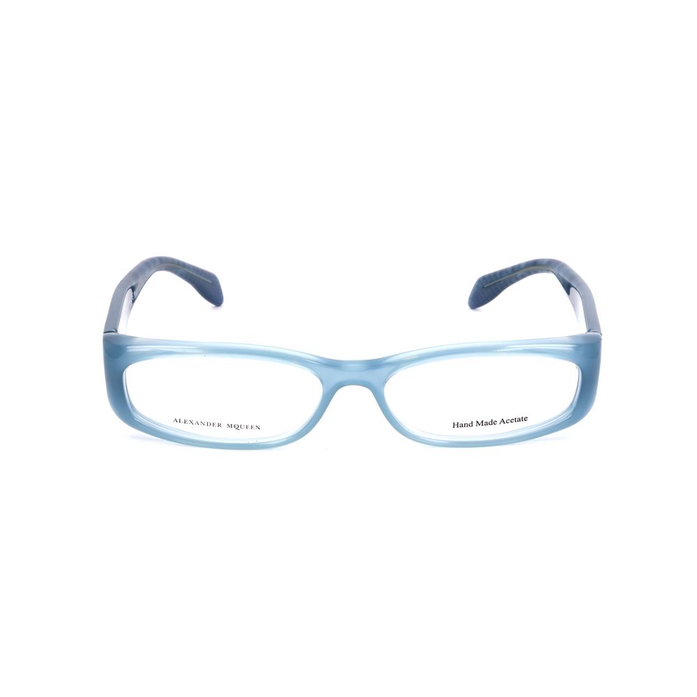 Alexander McQueen Blaue Acetat-Brillengestelle