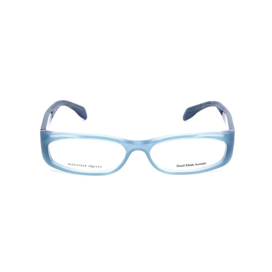 Alexander McQueen Blaue Acetat-Brillengestelle