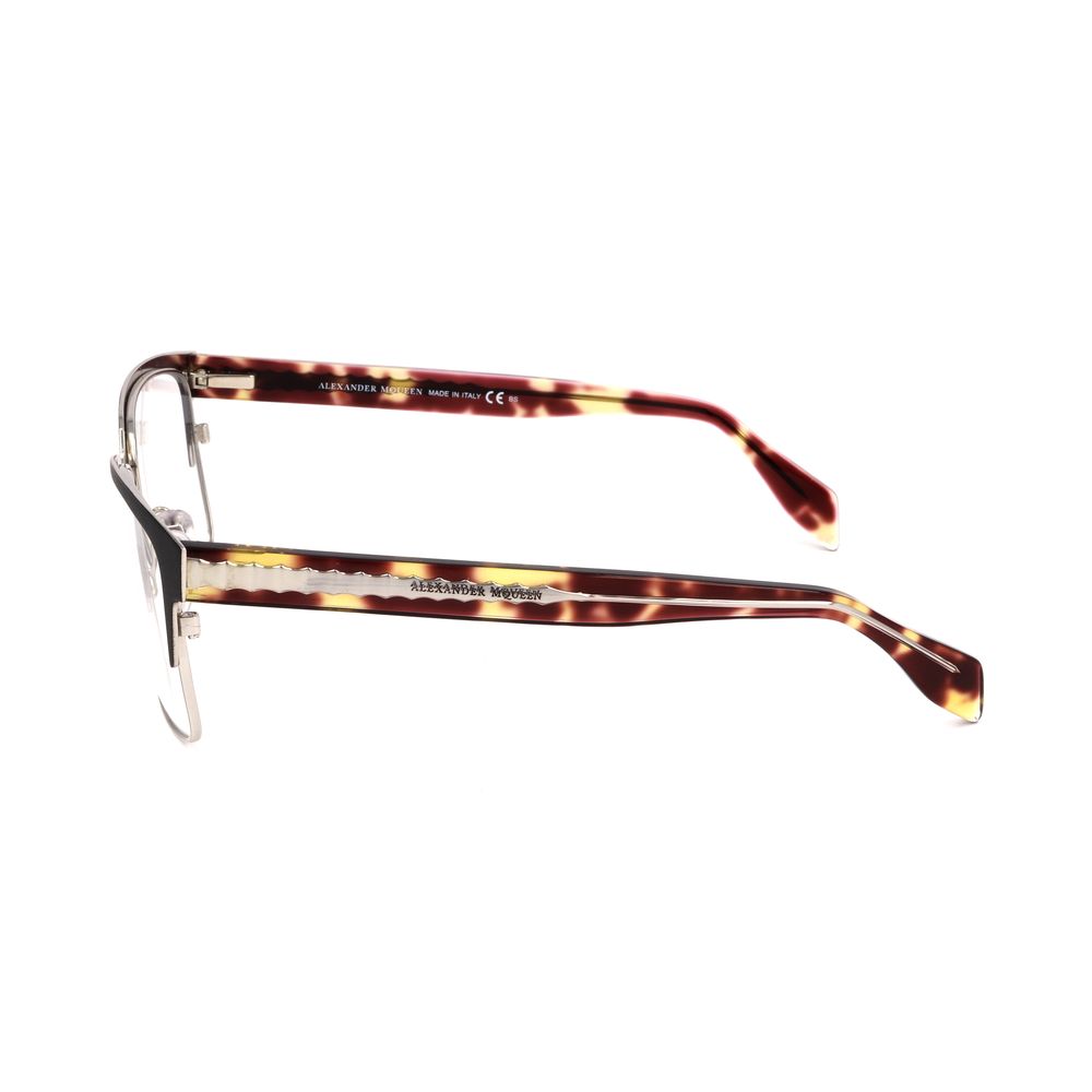 Alexander McQueen Bicolor-Metallbrille (Rahmen)