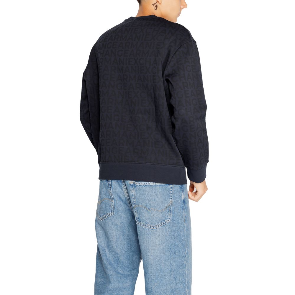 Armani Exchange Blaues Baumwoll-Sweatshirt