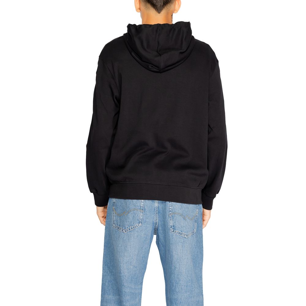 Armani Exchange Schwarzer Baumwoll-Hoodie