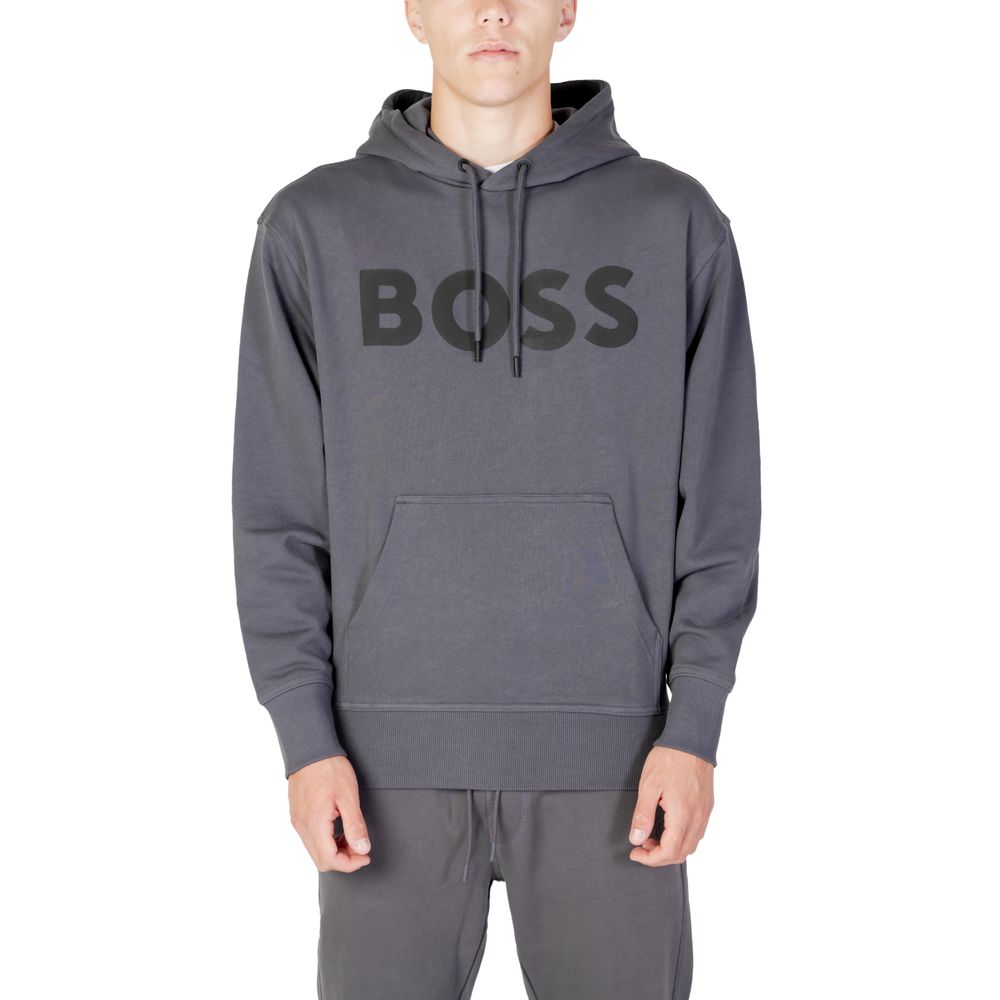 Hugo Boss Grauer Baumwoll-Hoodie