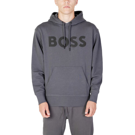Hugo Boss Grauer Baumwoll-Hoodie