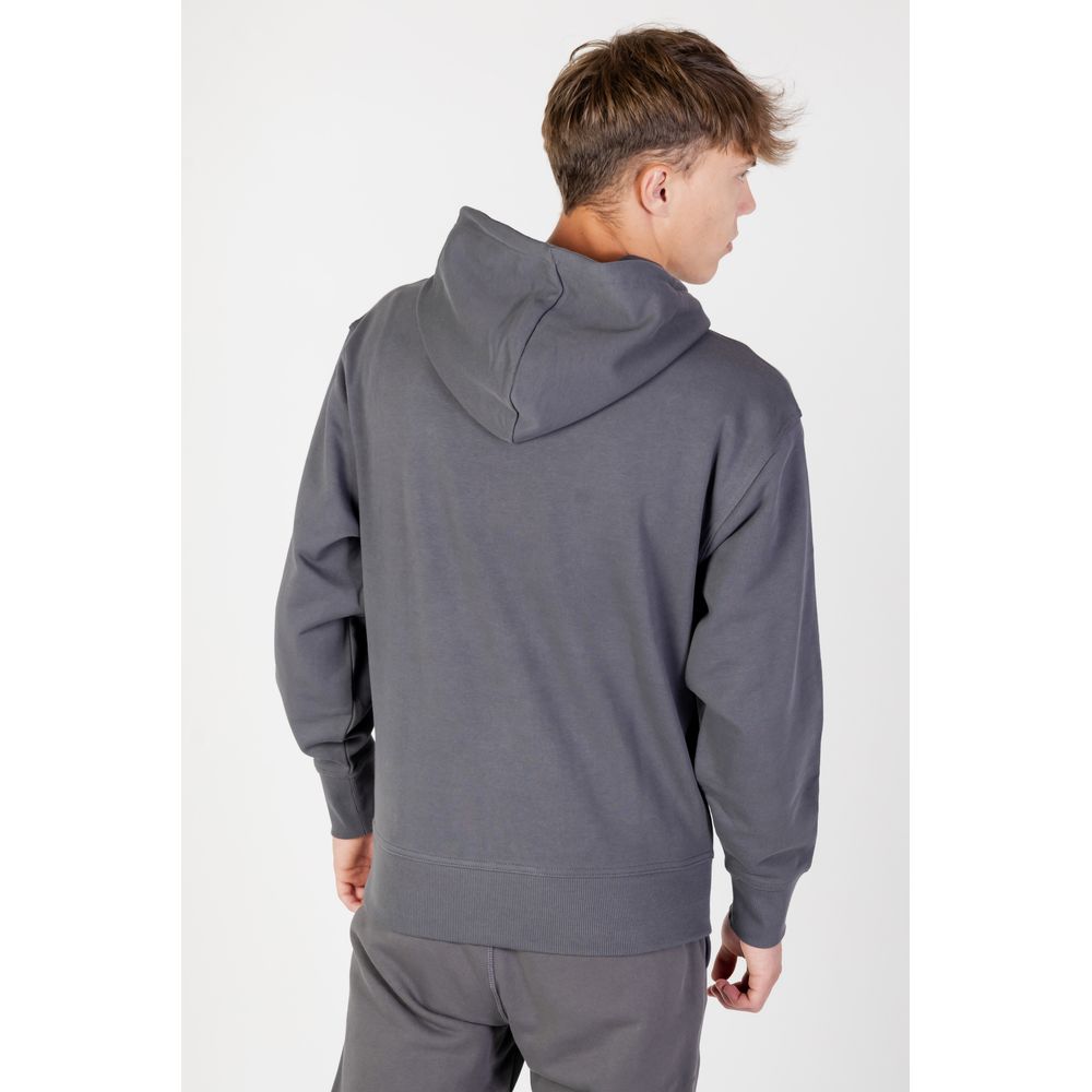 Hugo Boss Grauer Baumwoll-Hoodie