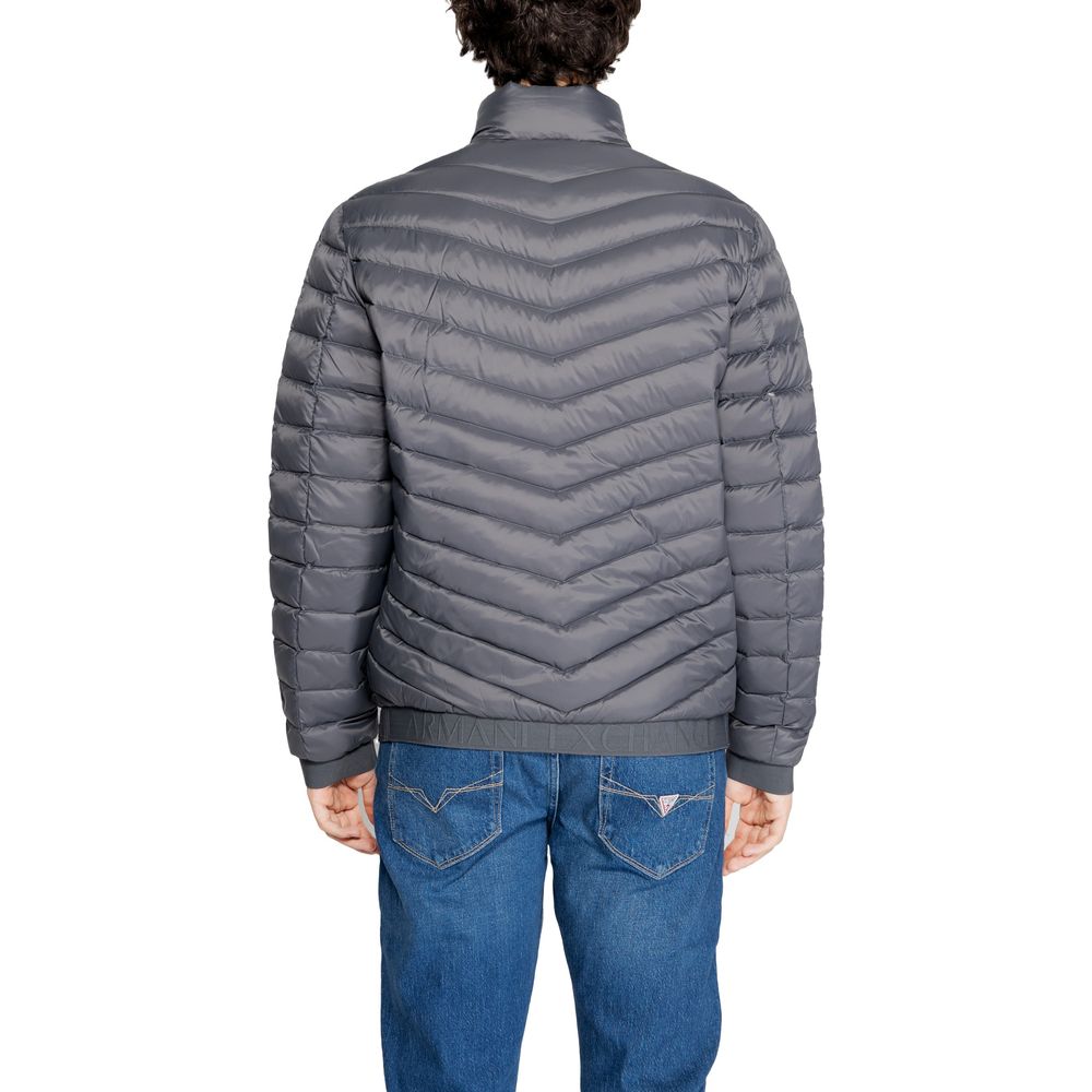 Armani Exchange Grauer Polyester-Mantel
