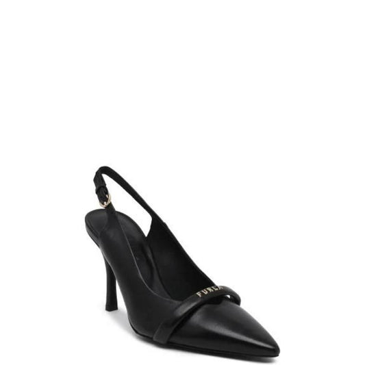 Furla Schwarze Leder-Pumps