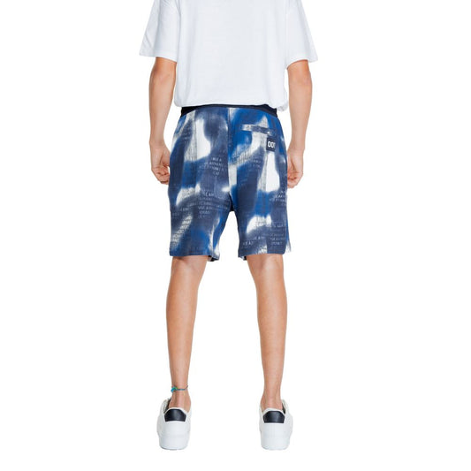 Armani Exchange Blaue Baumwoll-Bermuda-Shorts