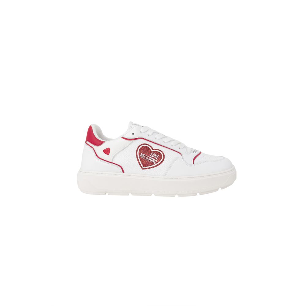 Love Moschino Rote Polyethylen Sneakers