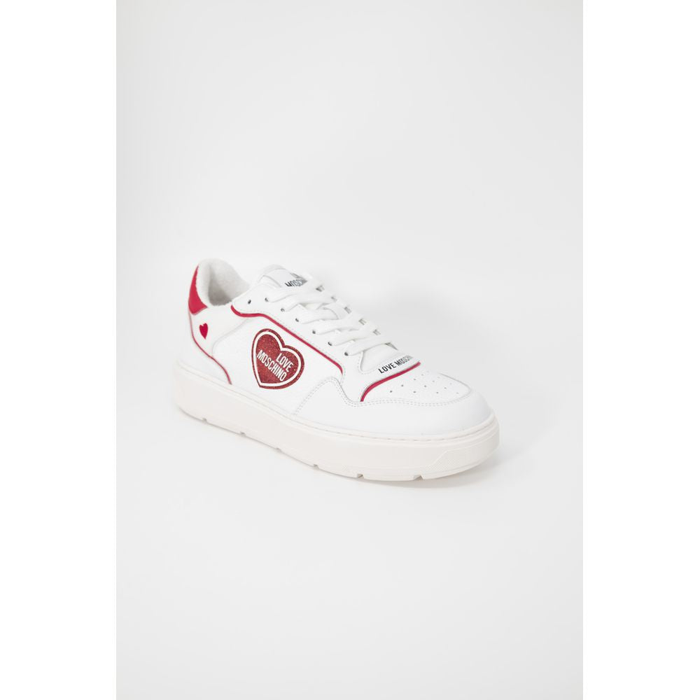 Love Moschino Rote Polyethylen Sneakers