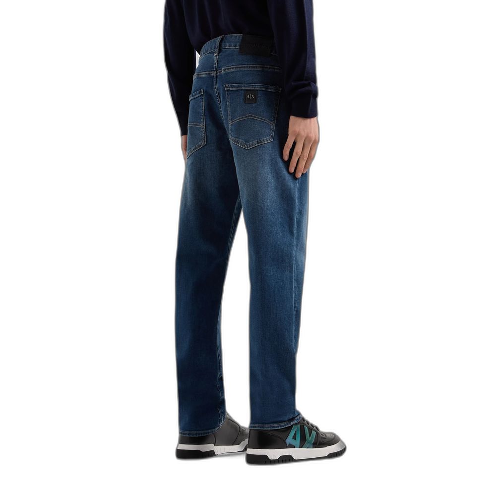 Armani Exchange Schmale Jeans aus Baumwolle in Blau