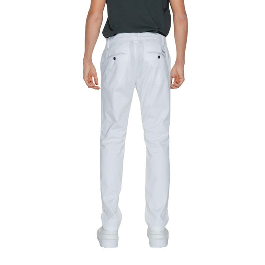 Armani Exchange Weiße Baumwoll-Chinos