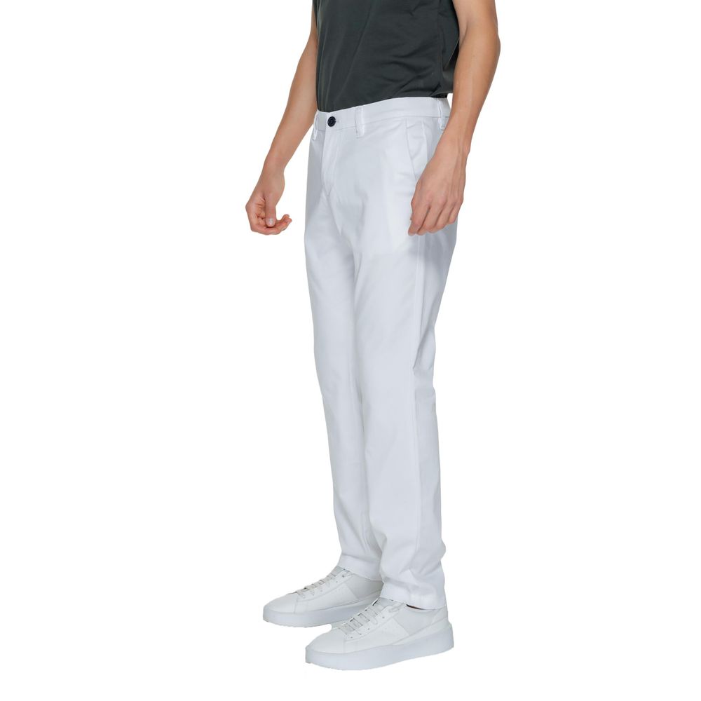 Armani Exchange Weiße Baumwoll-Chinos